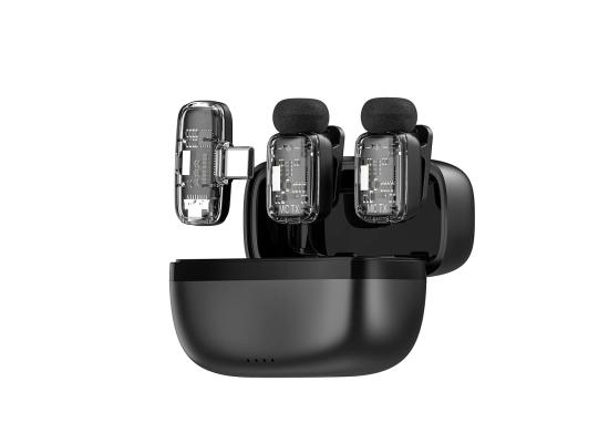 WiWU Wi-WM008 Dual Wireless Lavalier Microphone